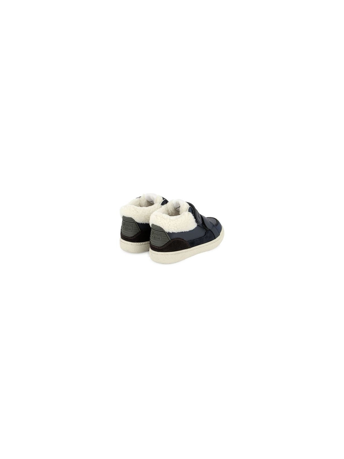 bt kix hi fur nappa-velours navy-brown