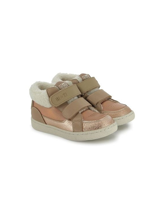 bt kix hi fur laminato-nappa copper-light camel