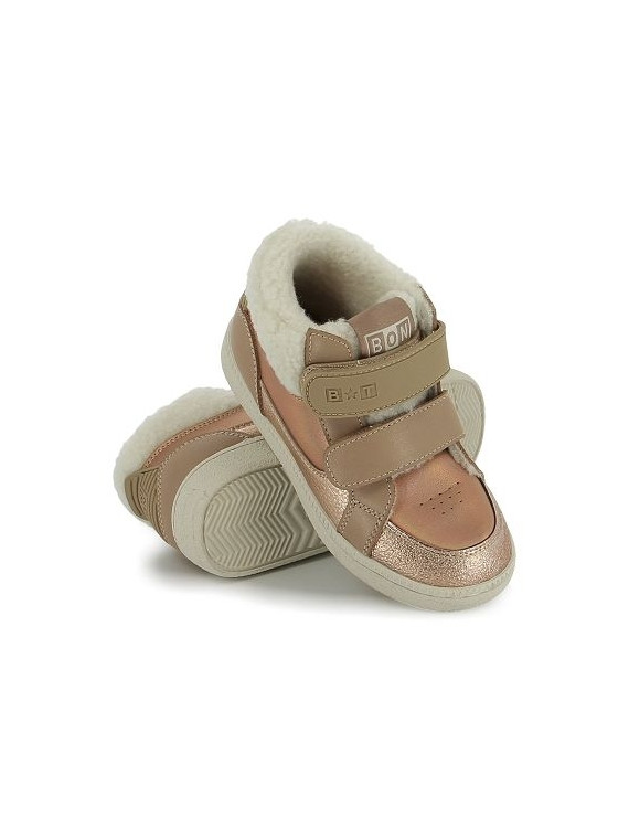 bt kix hi fur laminato-nappa copper-light camel