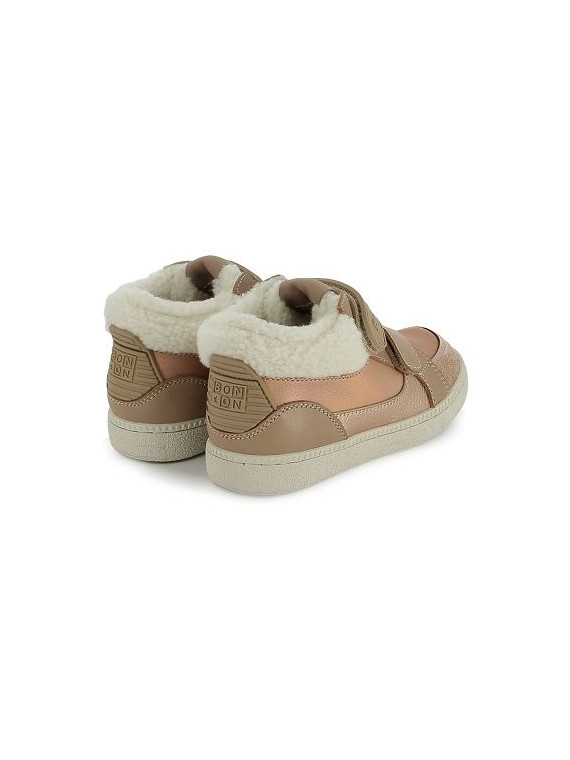 bt kix hi fur laminato-nappa copper-light camel
