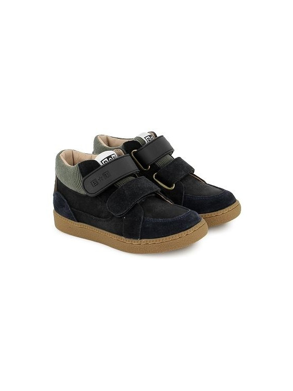bt kix hi v2 nappa-velours gris cab-kaki