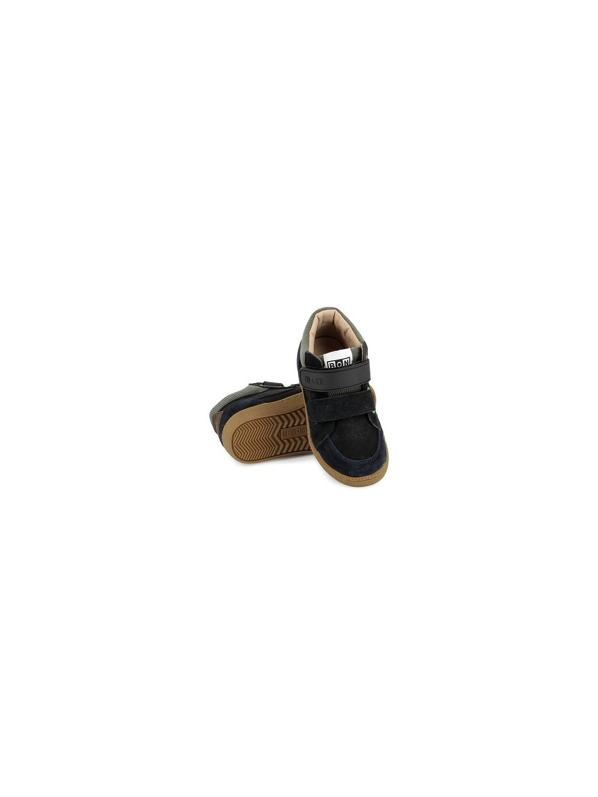 bt kix hi v2 nappa-velours gris cab-kaki