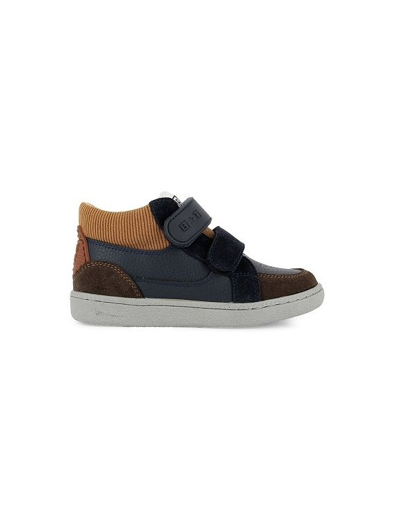bt kix hi v2 nappa-velours navy-cognac