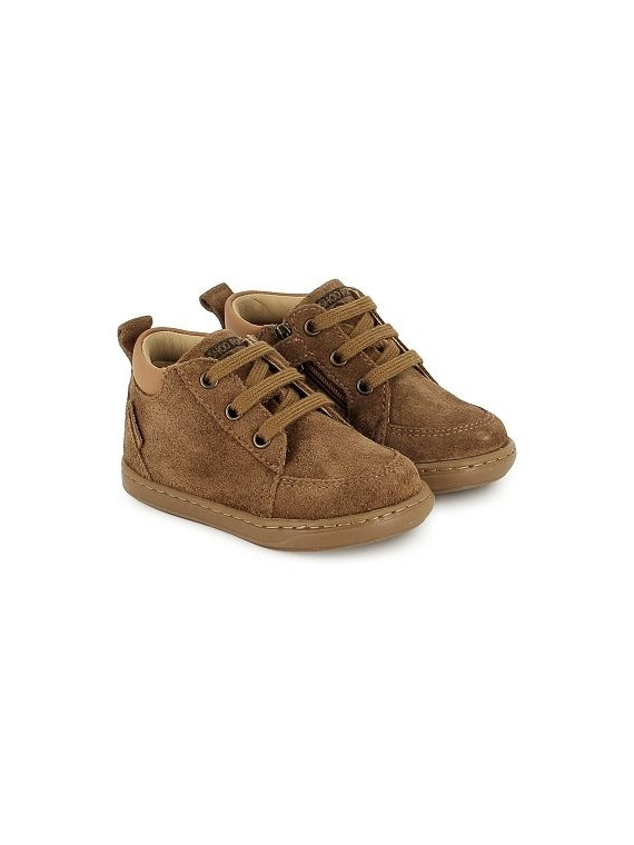 bouba zip miko velours oily camel