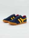 harrier suede suede navy/sun/red