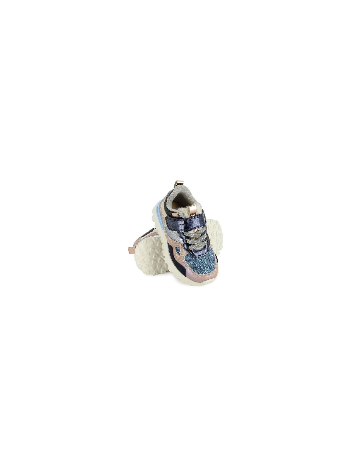 joggy scratch glitter-laminat copper-navy