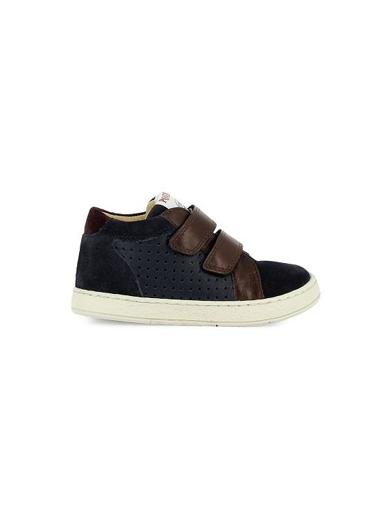 mousse easy perfo velours-alce navy-brown