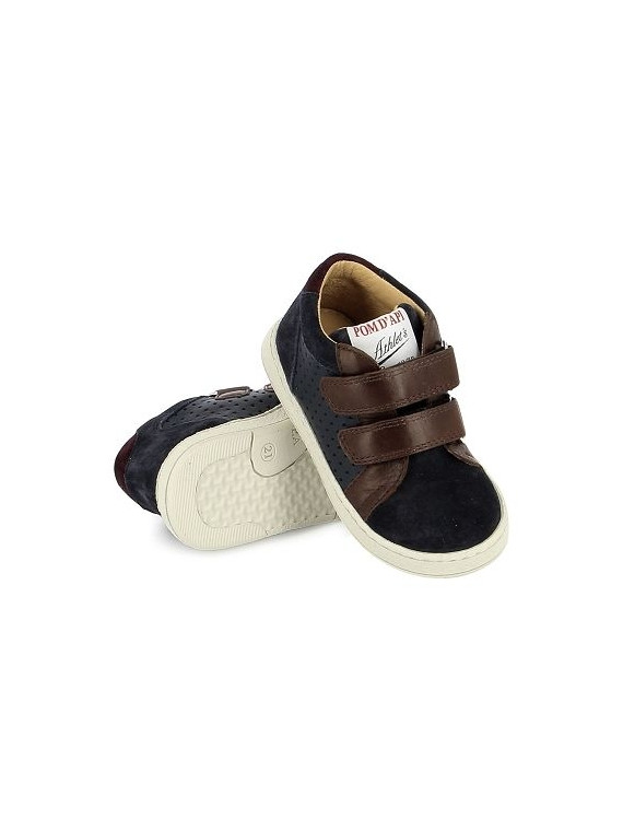 mousse easy perfo velours-alce navy-brown