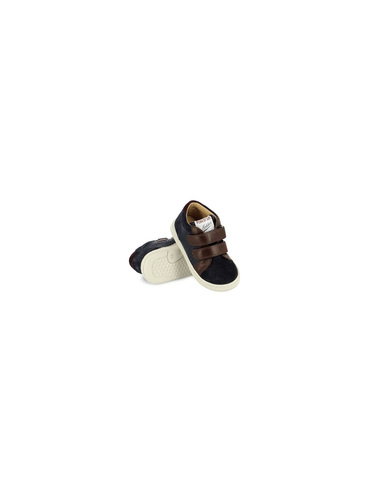 mousse easy perfo velours-alce navy-brown