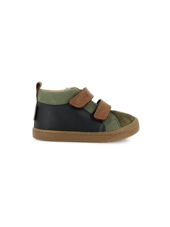 kikko scratch nappa-velours navy-olive-camel