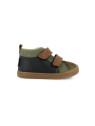 kikko scratch nappa-velours navy-olive-camel