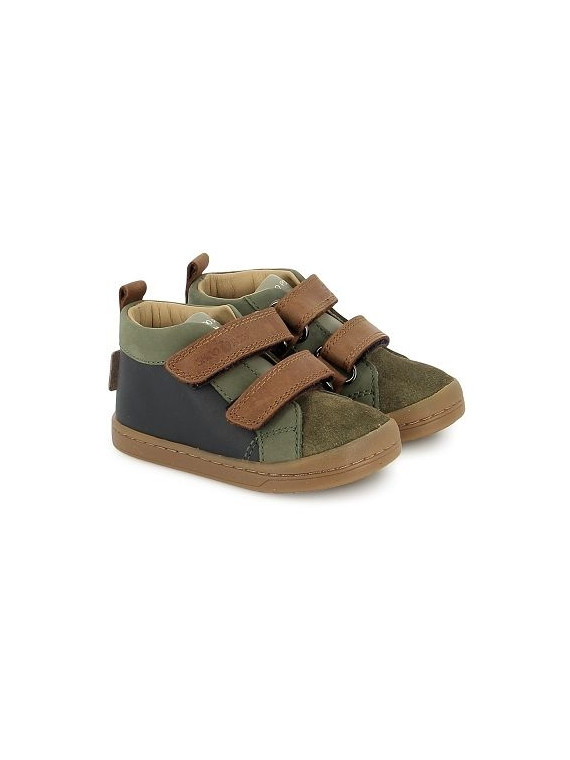kikko scratch nappa-velours navy-olive-camel