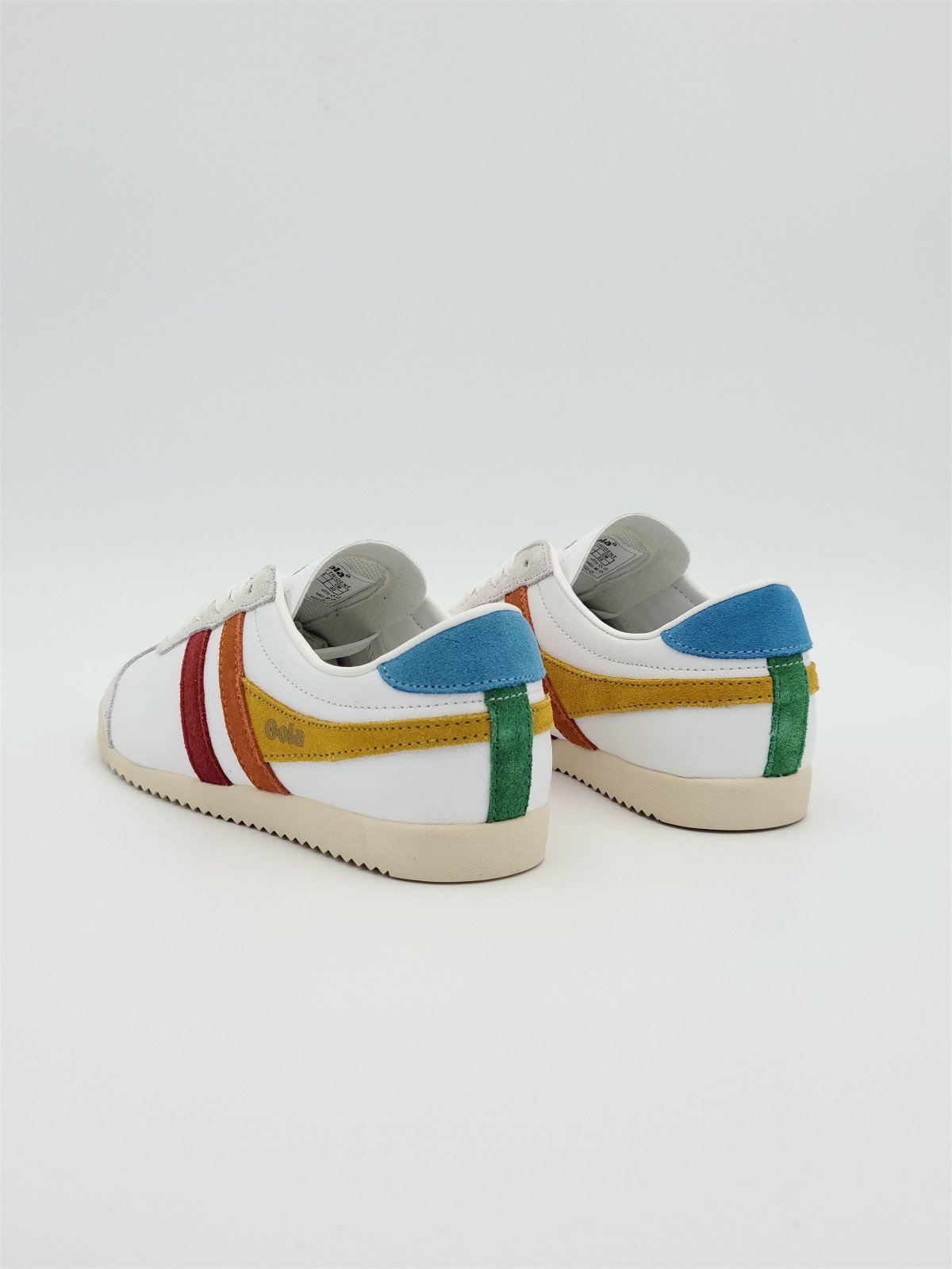 bullet trident cuir white/multi