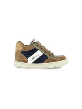 mousse racing nappa-nylon brun-navy