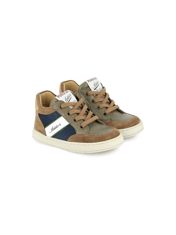 mousse racing nappa-nylon brun-navy
