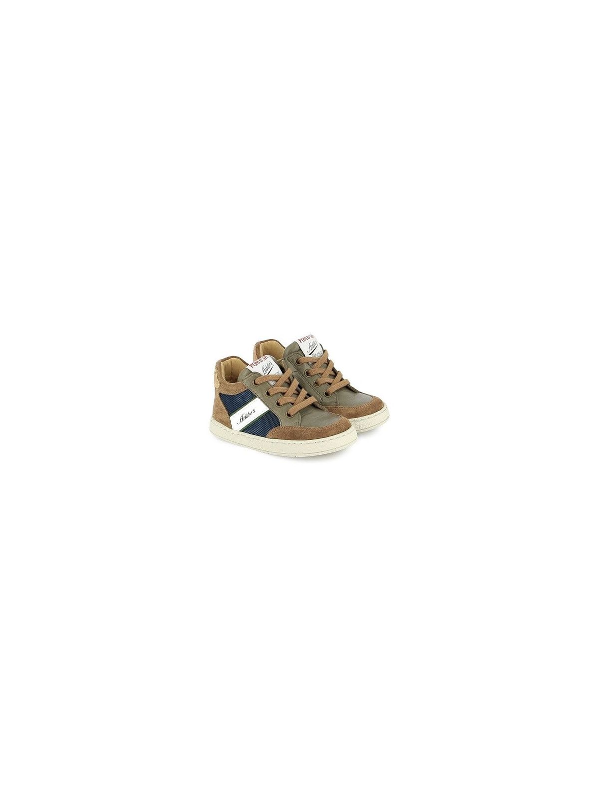 mousse racing nappa-nylon brun-navy
