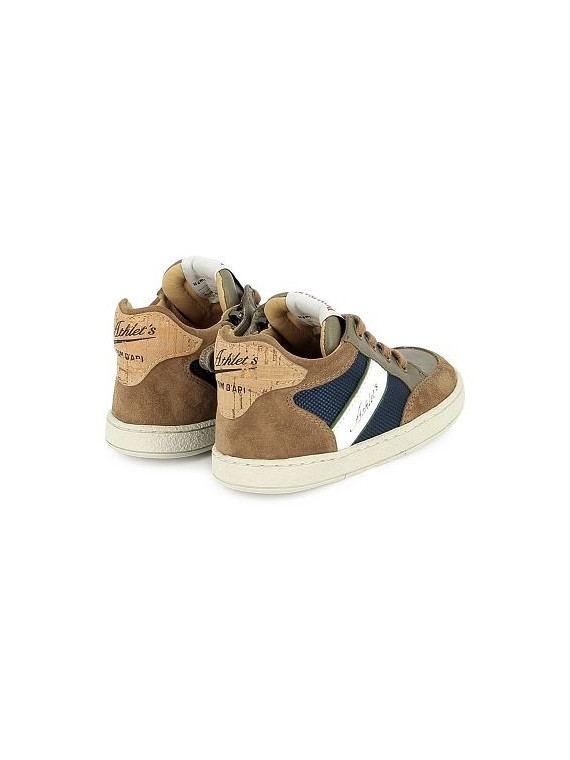 mousse racing nappa-nylon brun-navy