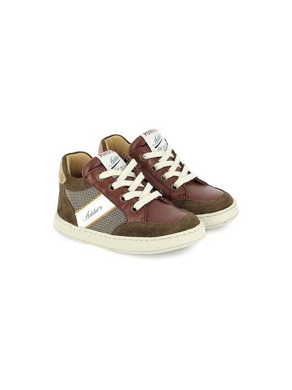 mousse racing nappa-nylon bordeaux-metal grey