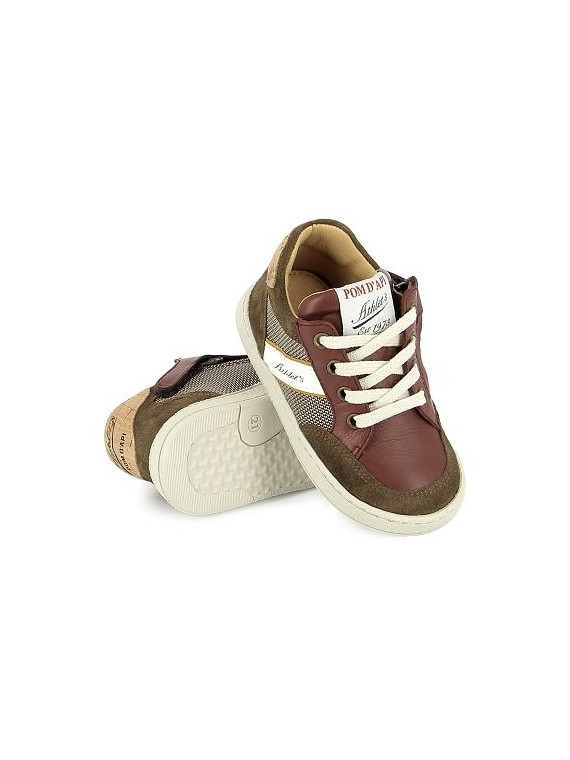 mousse racing nappa-nylon bordeaux-metal grey