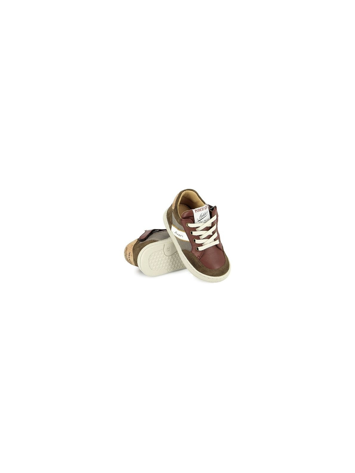 mousse racing nappa-nylon bordeaux-metal grey
