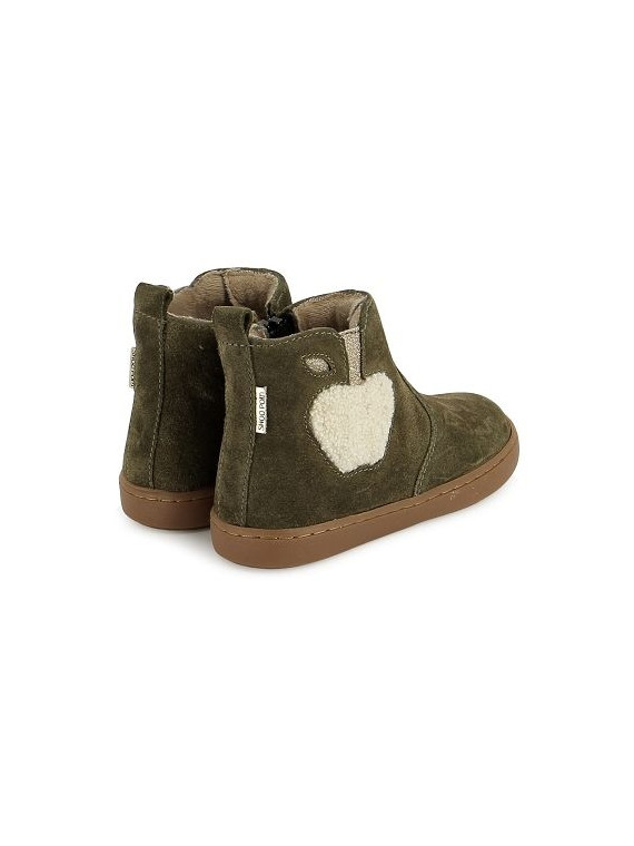 play apple fur velours oily kaki
