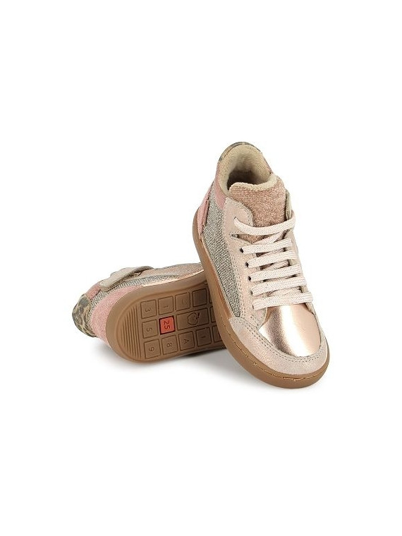 play connect fur lam-glitter nude-light copper