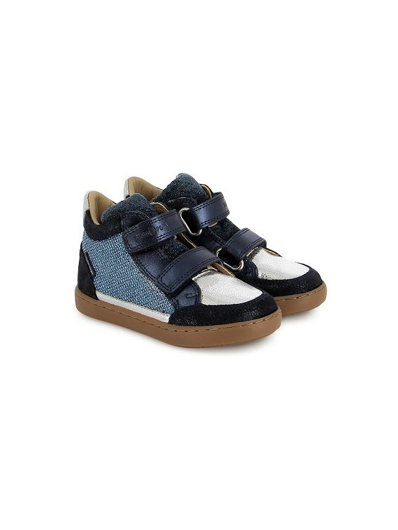 play easy co laminato-velour navy-silver