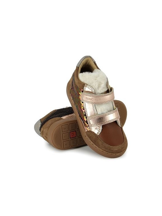 play easy co laminato-velour camel-light copper