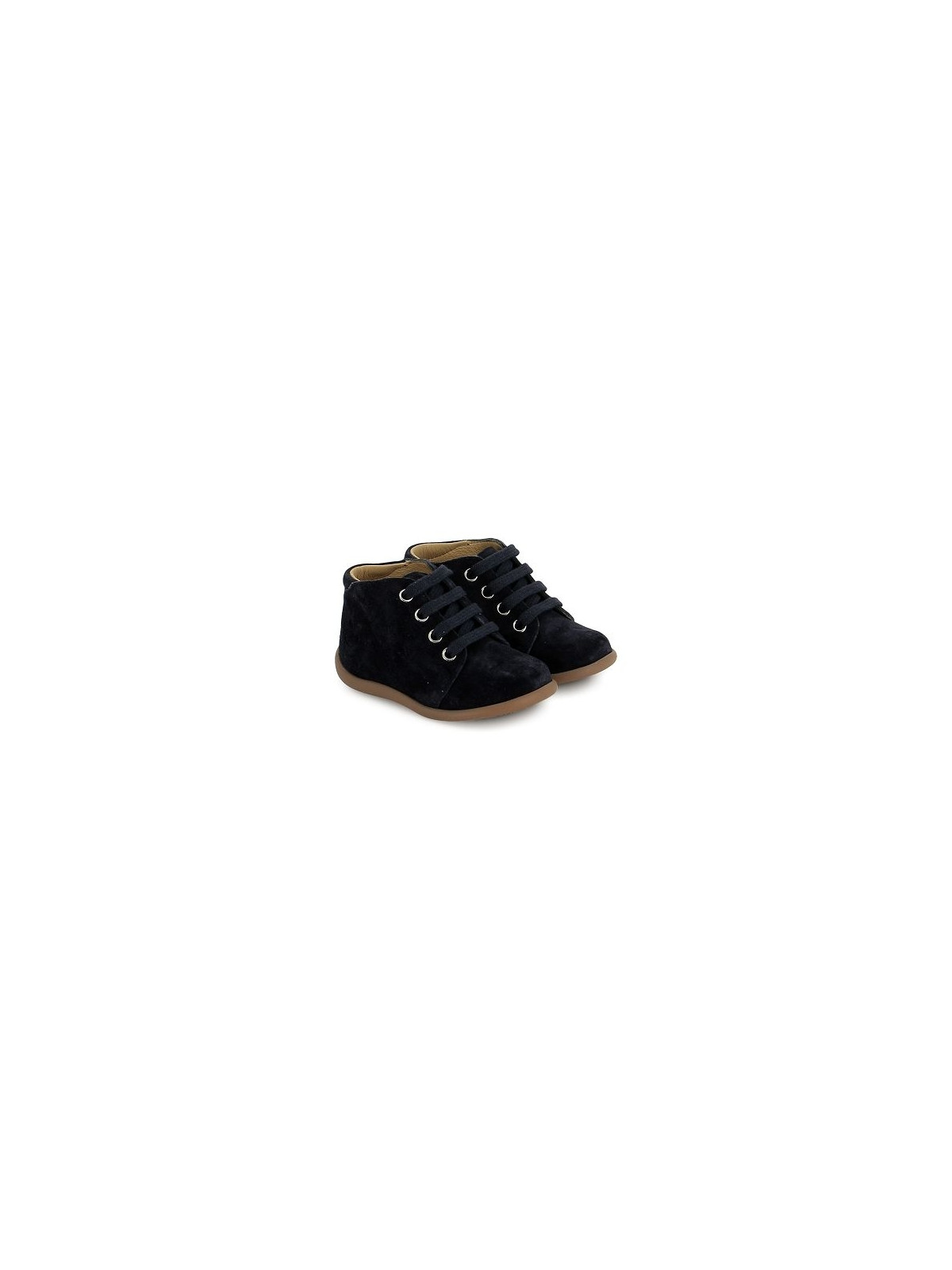 stand-up bottine velours bleu nuit