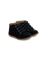 stand-up bottine velours bleu nuit