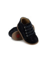stand-up bottine velours bleu nuit