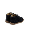 stand-up bottine velours bleu nuit