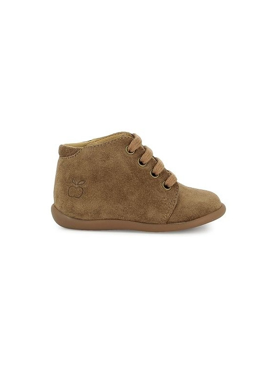 stand-up bottine velours tabac