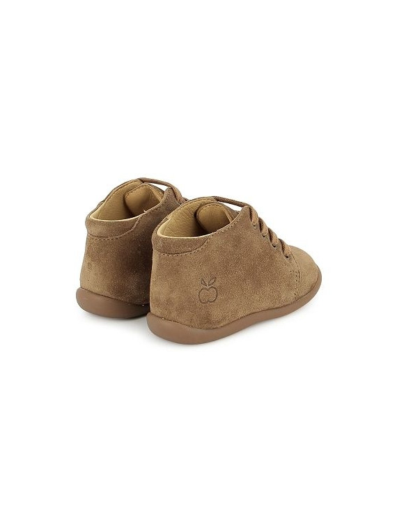 stand-up bottine velours tabac