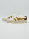 grandslam nubuck blanc/sun/orange