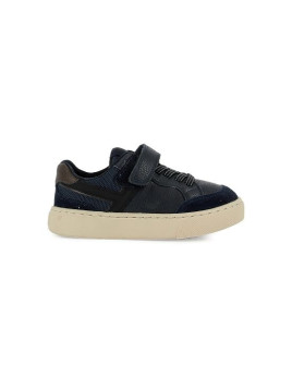 t&c 17 laces velours-nappa blue-chocolat