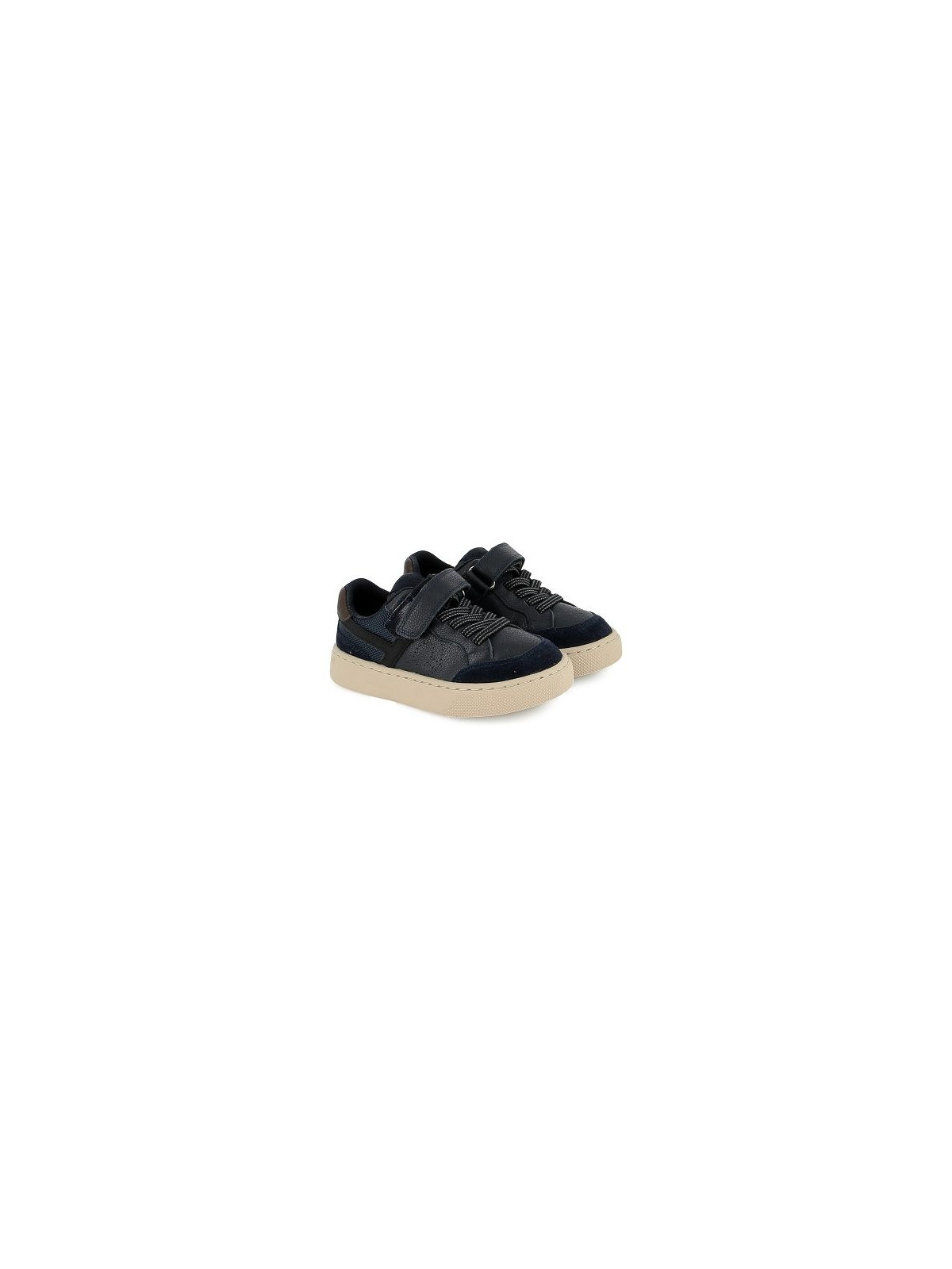 t&c 17 laces velours-nappa blue-chocolat