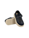 t&c 17 laces velours-nappa blue-chocolat