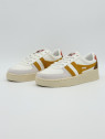 grandslam nubuck blanc/sun/orange
