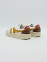 grandslam nubuck blanc/sun/orange