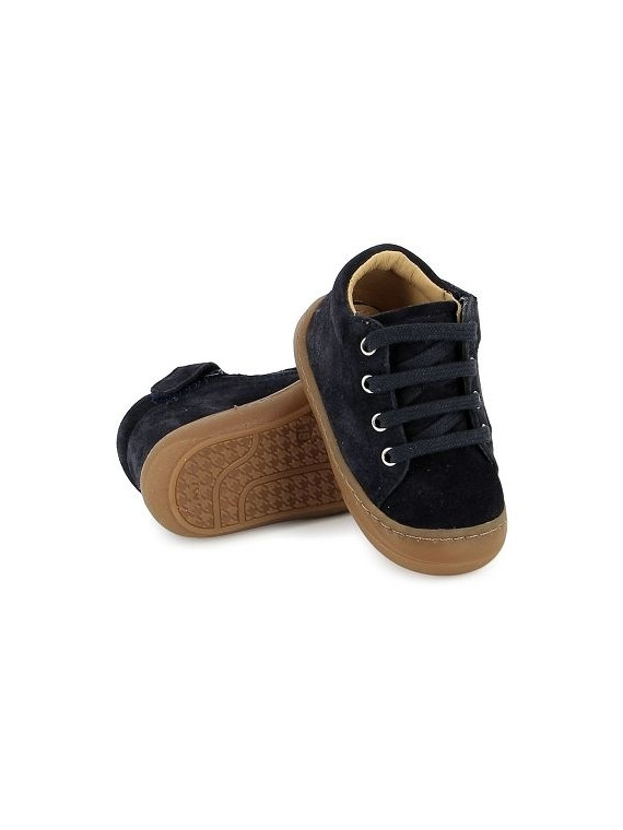 tom zip lace velours navy