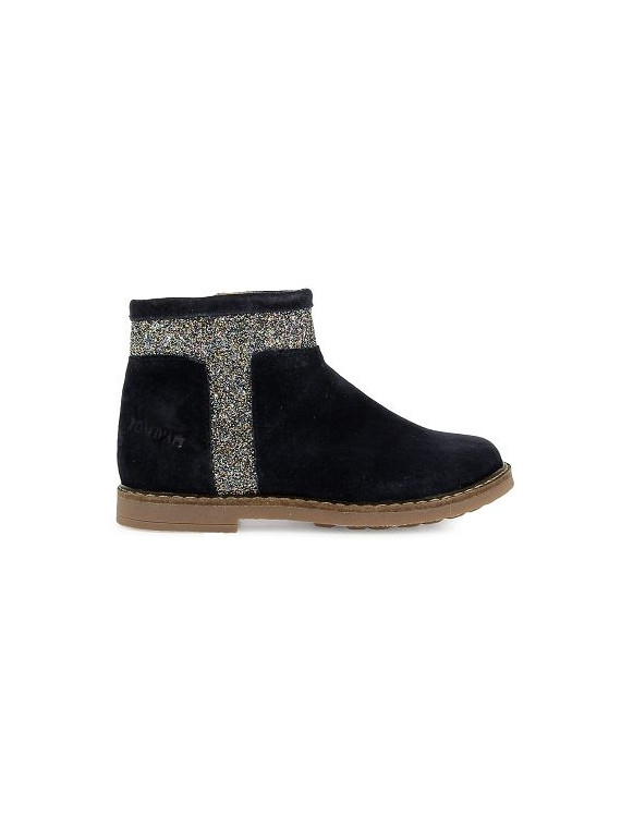 trip trott velours-glitter navy-multi