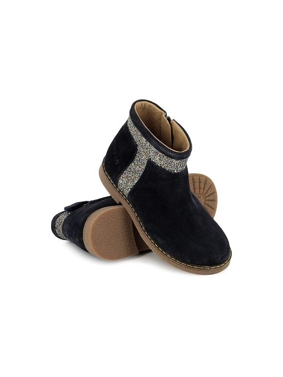 trip trott velours-glitter navy-multi