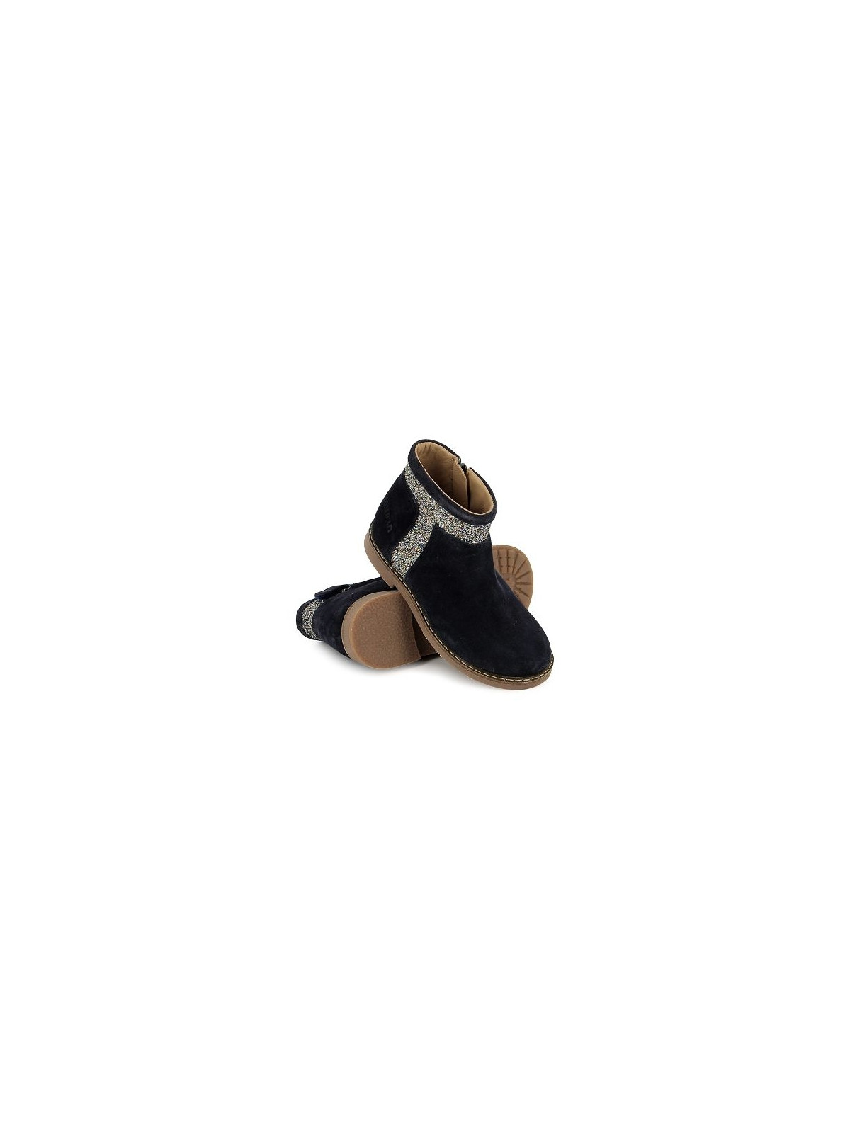 trip trott velours-glitter navy-multi