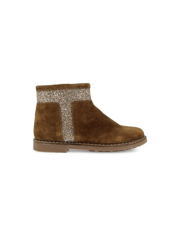 trip trott velours-glitter miel-platine