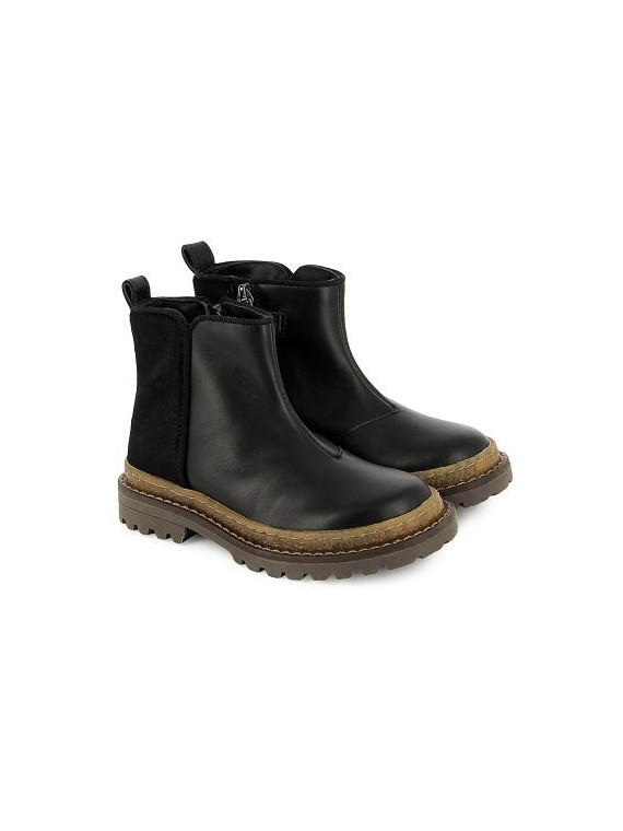 wall boots nappa-pony noir
