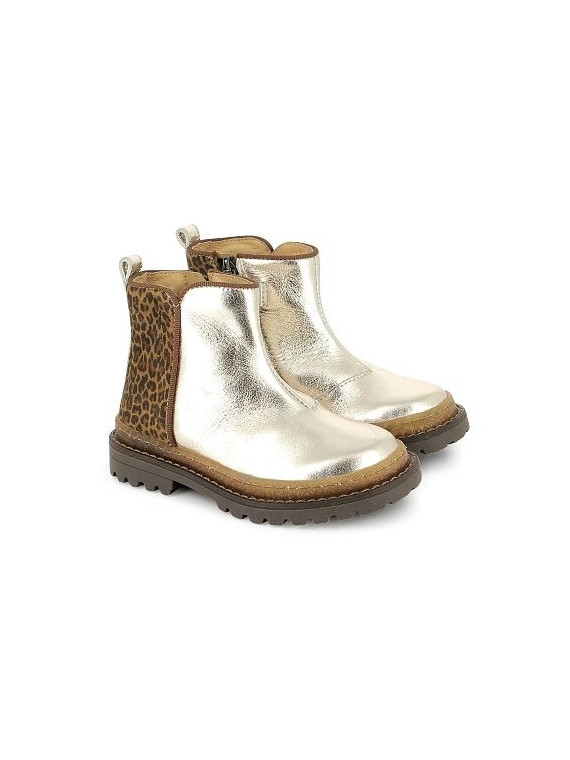 wall boots lam-baby leo platine-naturel