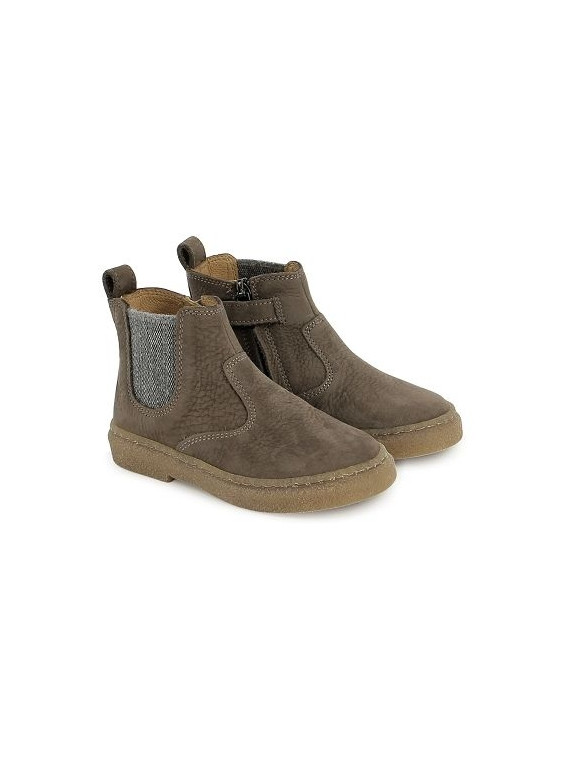 trix jod zip nubuck graine marron