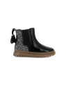 wonder boots nappa black-glitter