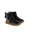 wonder boots nappa black-glitter